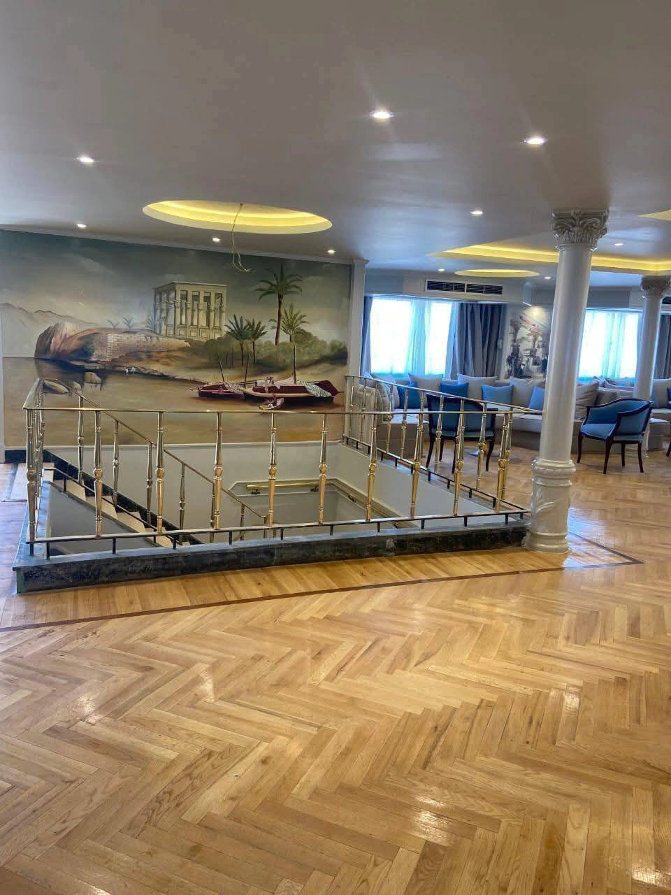 Lobby of the Queen Of Sheba Nile cruise